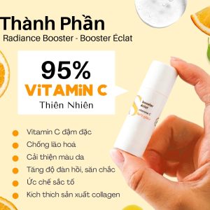 Serum dưỡng trắng da Seasonly Radiance Booster (Anti-grisaille baies rouges – Vitamin C) 10ml