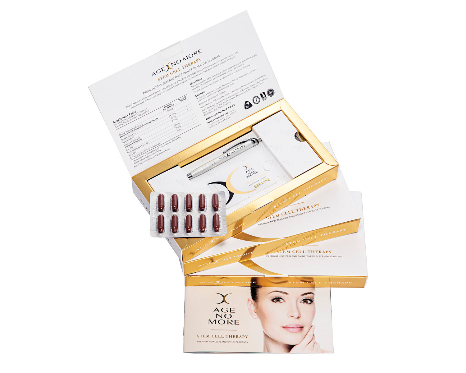 Viên uống tế bào gốc nhau thai cừu New Zealand Age No More Ovine 25,000mg