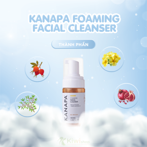 Sữa rửa mặt tạo bọt cân bằng pH Kanapa Foaming Facial Cleanser XtendLife - Chai 100ml