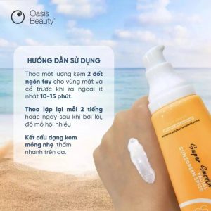 Kem chống nắng siêu mịn SPF30 Oasis Beauty Super Smooth Facial Sunscreen 50ml