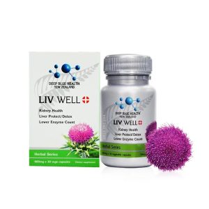 Viên Uống Giải Độc Gan Liv Well Deep Blue Health 660mg – Hộp 30 viên
