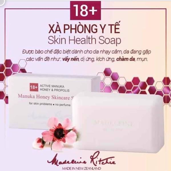 Xà Phòng Mật Ong Manuka 18+ Skin Health