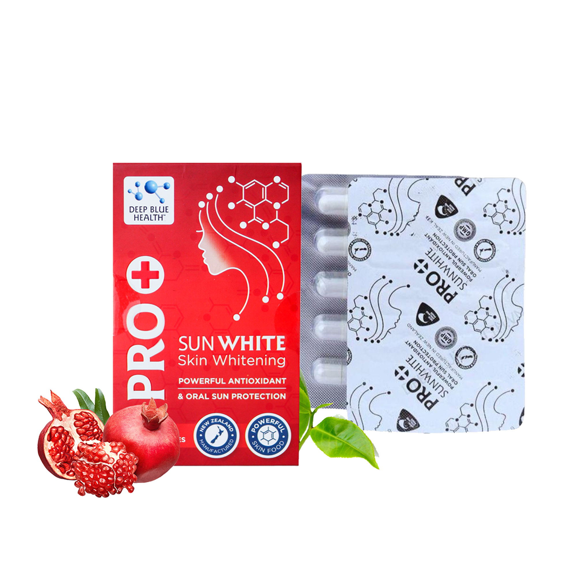 Viên uống chống nắng, trắng da Pro Sun White Deep Blue Health