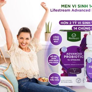Men vi sinh 14 chủng Lifestream Advanced Probiotics