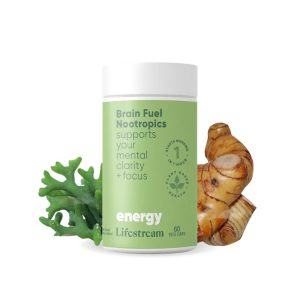 Viên uống tăng cường tập trung, tỉnh táo và năng lượng Lifestream Brain Fuel Nootropics (60 Viên)