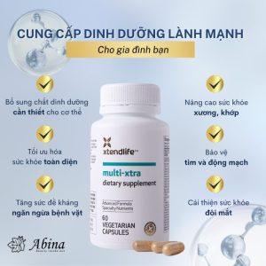 Vitamin tổng hợp cho gia đình Xtend-Life Multi-Xtra 60 viên