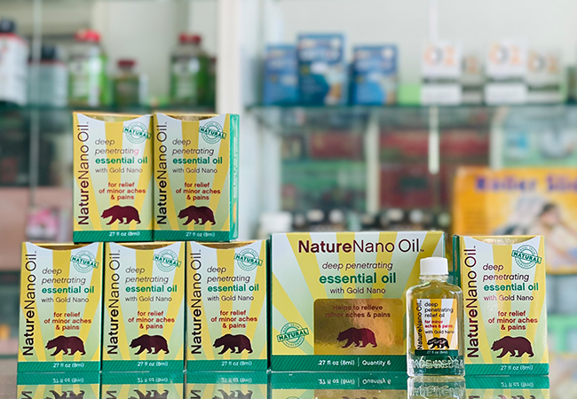 Dầu gió Nano hiệu con gấu Nature Nano Oil 8ml