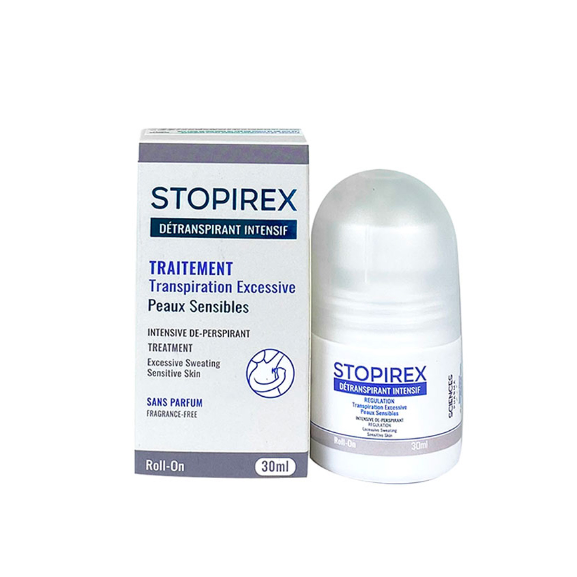 Lăn nách khử mùi không vàng áo STOPIREX Transpiration Excessive